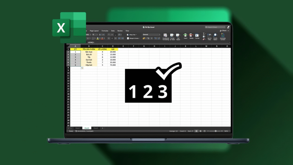 Hướng Dẫn Đánh Số Thứ Tự Trong File Excel Của Bạn