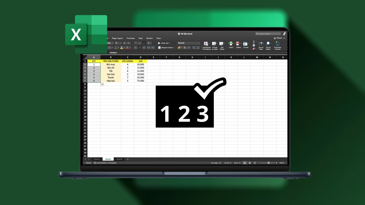 Hướng Dẫn Đánh Số Thứ Tự Trong File Excel Của Bạn