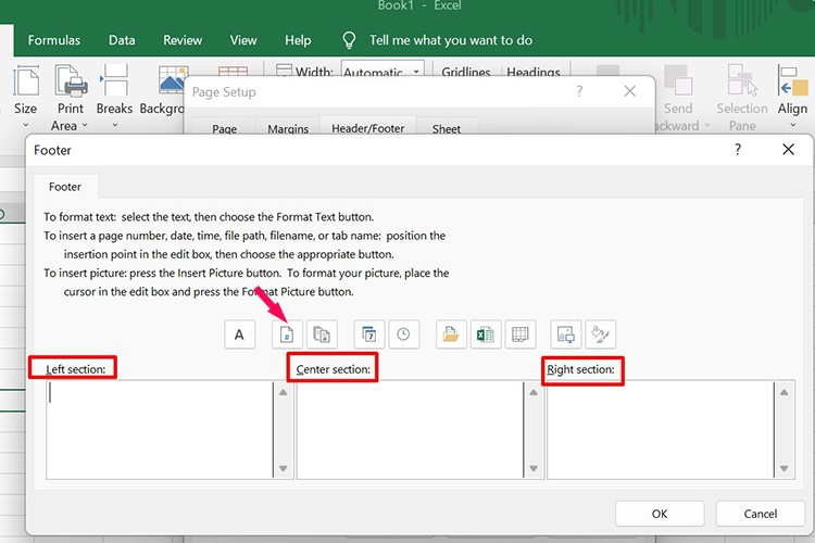Cách đánh số trang trong excel theo ý muốn